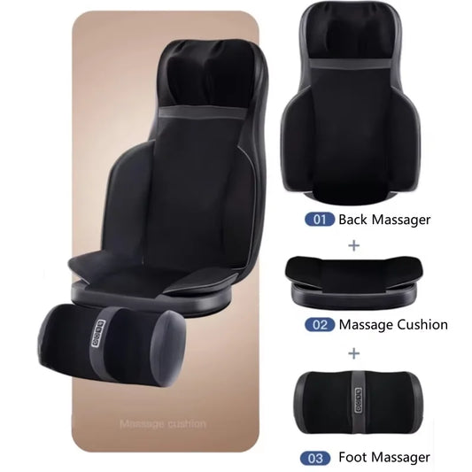 3D Shiatsu Full Body Massage Chair Pad with Heat