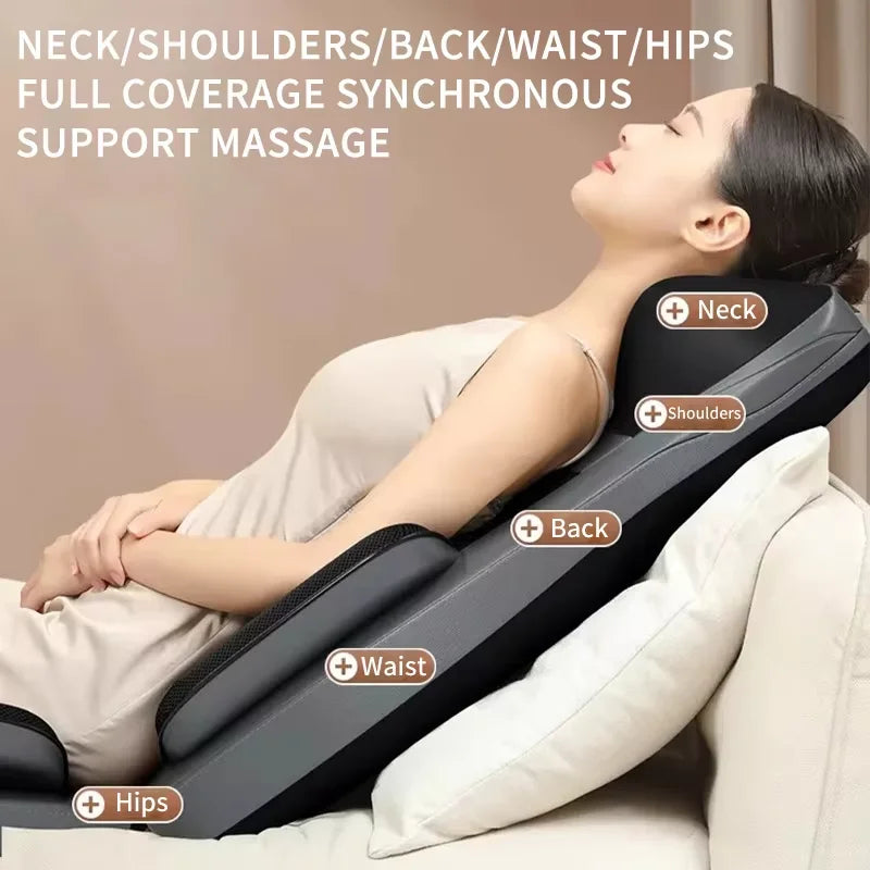3D Shiatsu Full Body Massage Chair Pad with Heat